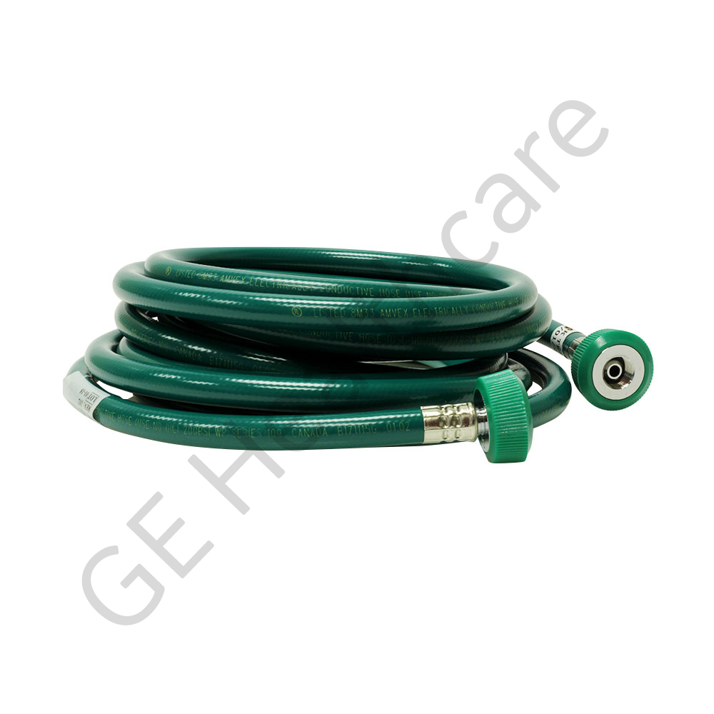 Hose Assembly O₂ Green 15ft BCG DISS Hit N-G Hose Assembly O₂ Green 15ft BCG DISS Hit N-G