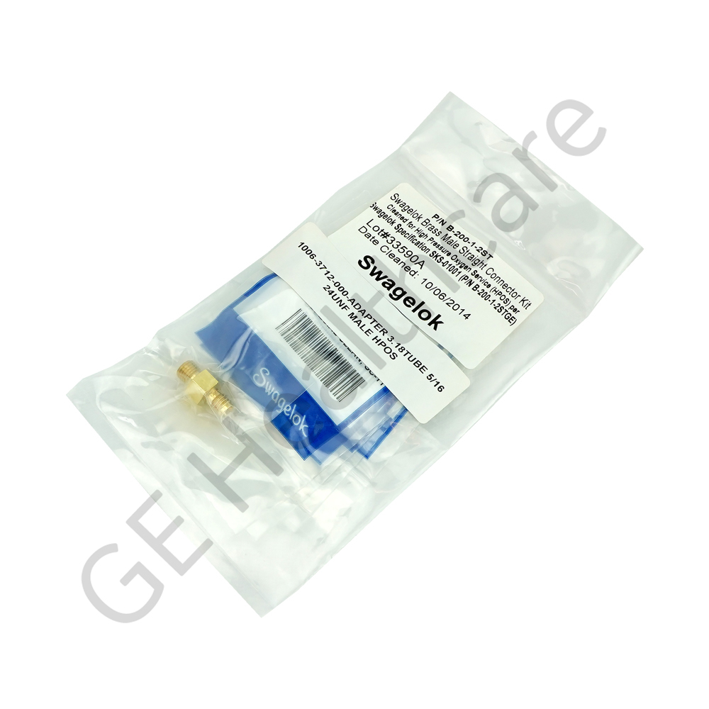CONNECTOR 3.18 TUBE 5/16-24MALE HPOS