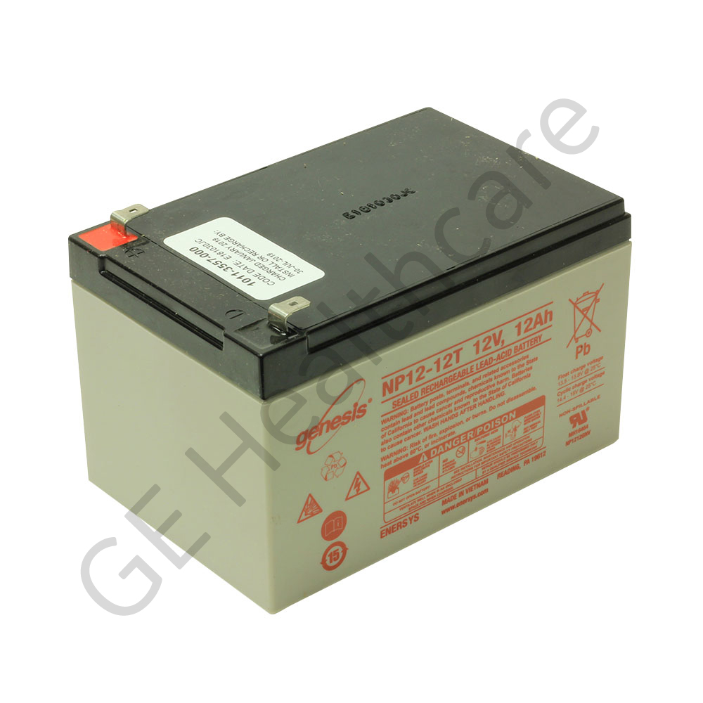 Battery Sealed Lead Acid 12 Volt (12V) 12 Amp-hour (12Ah) 1011-3557-000