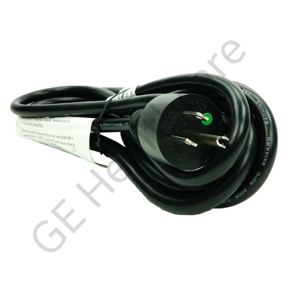 Power Cord USA- Canada 125V 15A Straight 4M Power Cord USA- Canada 125V 15A Straight 4M