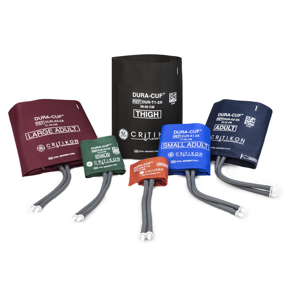 DURA-CUF, Adult Long, 2 TB Inflation System, 23 - 33 cm, 5/box DURA-CUF, Adult Long, 2 TB Inflation System, 23 - 33 cm, 5/box